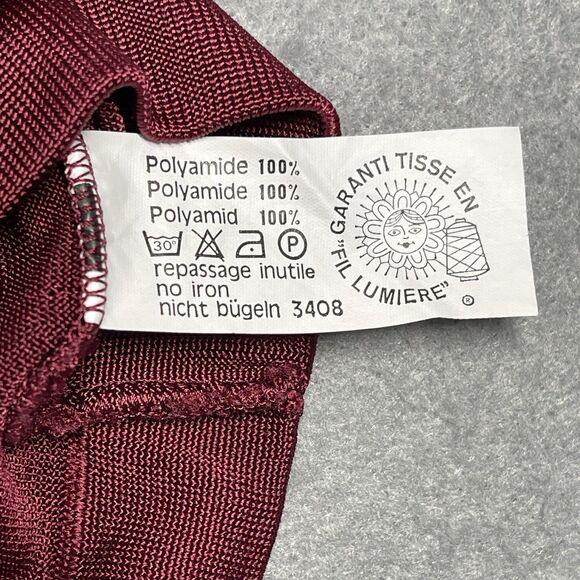 VTG Mondagut Paris Polo Shirt Mens XL Red Golf Embroidered Made in France - Picture 5 of 8